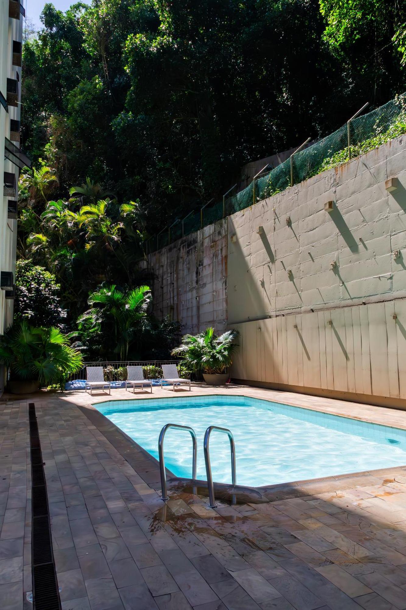 ריו דה ז'ניירו Praia Ha 5Min A Pe! Varanda Alta Com Vista! Piscina, Academia, Portaria 24Hrs, Shopping Ao Lado! מראה חיצוני תמונה