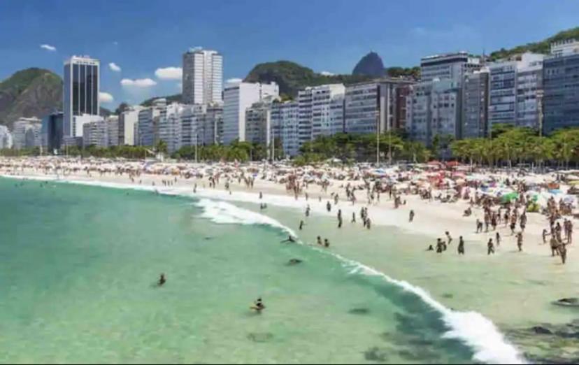 ריו דה ז'ניירו Praia Ha 5Min A Pe! Varanda Alta Com Vista! Piscina, Academia, Portaria 24Hrs, Shopping Ao Lado! מראה חיצוני תמונה